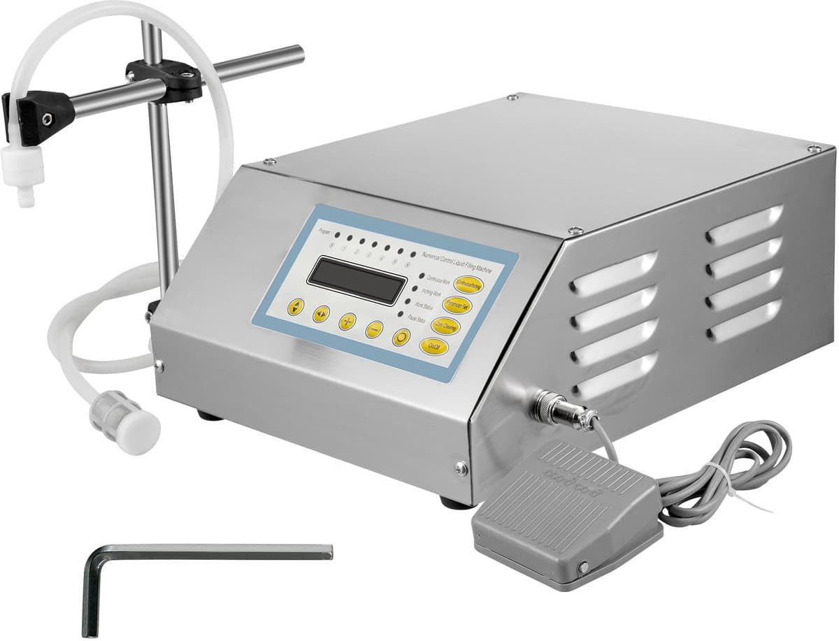 Vloeistofvulmachine, GFK-160, 2-3500 ml, met Digitale Lcd-Bediening — afbeelding 1