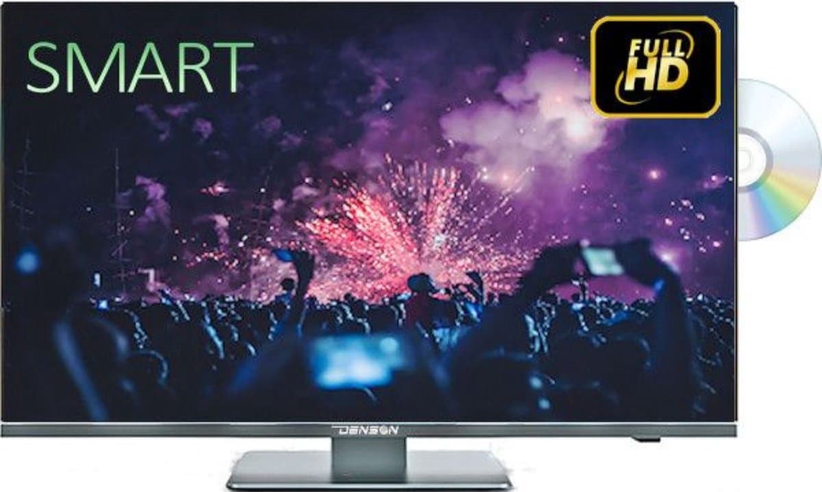 Denson Frameless DEN22FSMART TV 22inch Full HD LED TV — afbeelding 1