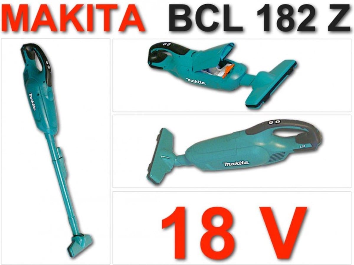 Makita BCL182Z handstofzuiger Blauw — afbeelding 1
