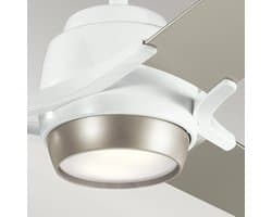 Plafondventilator met verlichting - Zeus - 60in / 152cm ventilator - wit