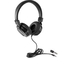 DJ koptelefoon - Vonyx VH120 DJ hoofdtelefoon - on-ear - inklapbare oorschelpen - voor beginnende en gevorderde DJ's - Zwart