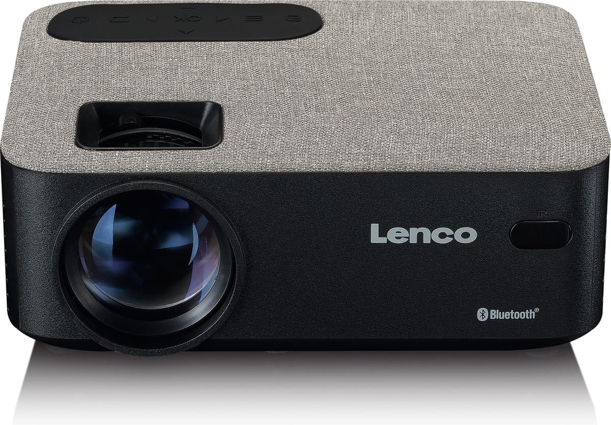 Lenco Beamer - Full HD 1080P - Projector met Bluetooth - LPJ-700BKGY Mini Beamer - Zwart — afbeelding 1