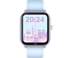 Ice Watch Ice Smart Junior 2.0 - Kindersmartwatch - Siliconen - Lila/Blauw - Ø 38 mm