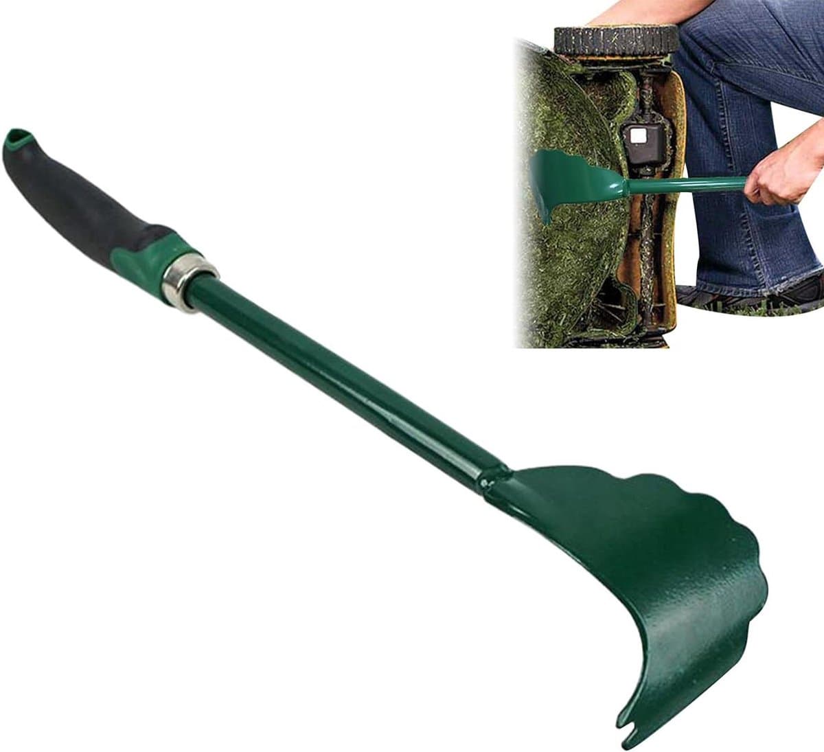 Grasmaaier Schraper - Maaier Borstel - Maaier Onderhoud - Versterkte Constructie - 40 cm Lengte - Grijs — afbeelding 1