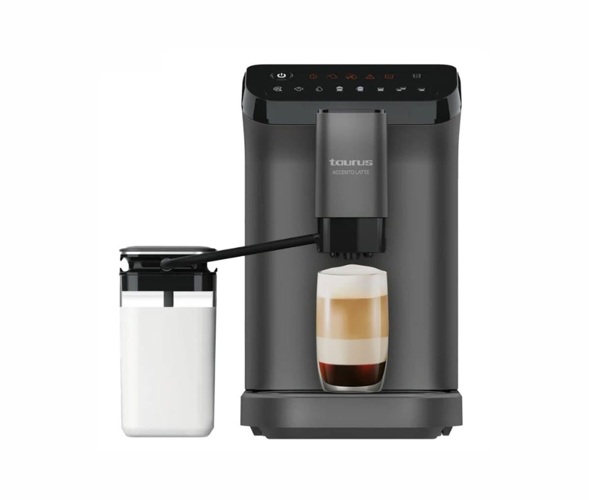Taurus Accento Latte - Volautomatische Koffiemachine - 20 Bar Druk - Geïntegreerd Melksysteem - Thermoblock Technologie — afbeelding 1