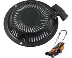 Startmotor Grasmaaier - Trekstarter Starter - Motor Starten - Hoogwaardig Metaal - 210mm Lengte - Zwart