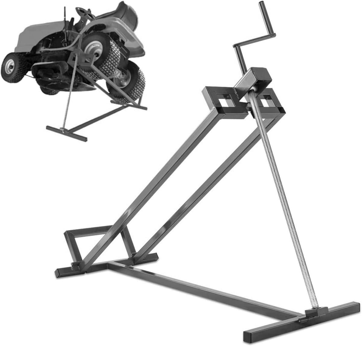 Grasmaaier Lift - Tractor Hefbrug - Onderhoud Gazonmaaier - 400 kg Draagvermogen - 115 x 50 x 20 cm - Zwart — afbeelding 1