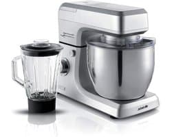 Keukenmachine - Planeetmixer Mixer - Zoete Hartige Recepten - 6 Snelheden - 7 Liter Kom - Zilver