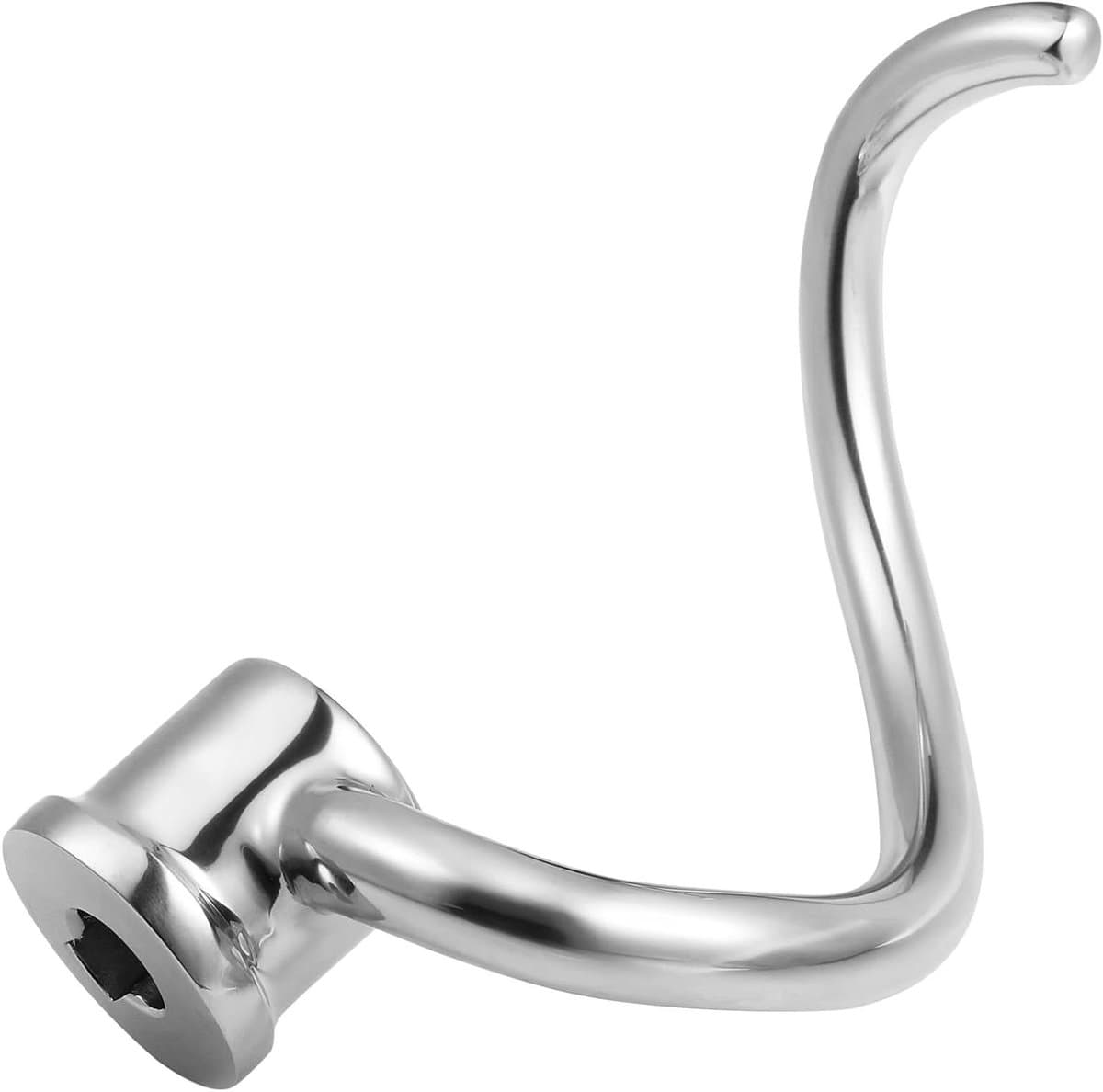 Deeg Haak Mixer - Broodhaak Keukenmachine - Deeg Kneden - Voedselveilig Roestvrij Staal - 4.5-5 Qt - Zilver — afbeelding 1
