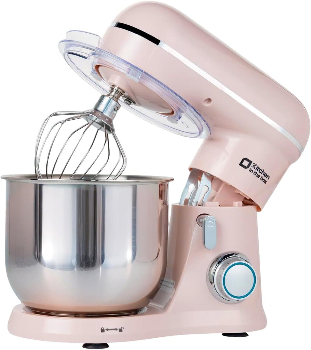 Keukenmachine - Deegmaker Mixer - Bakken Thuis - Krachtige 800W Motor - 3.5L Kom - Roze — afbeelding 1