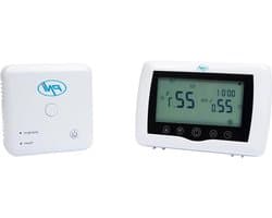 Slimme Thermostaat - Programmeerbare Thermostaat - Verwarming Koeling - Draadloze Bediening App - 230 Volt - Wit