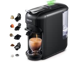 Koffiezetapparaat - Espressomachine - Thuis Koffie Maken - 5-in-1 Compatibel - 600 ml - Zwart
