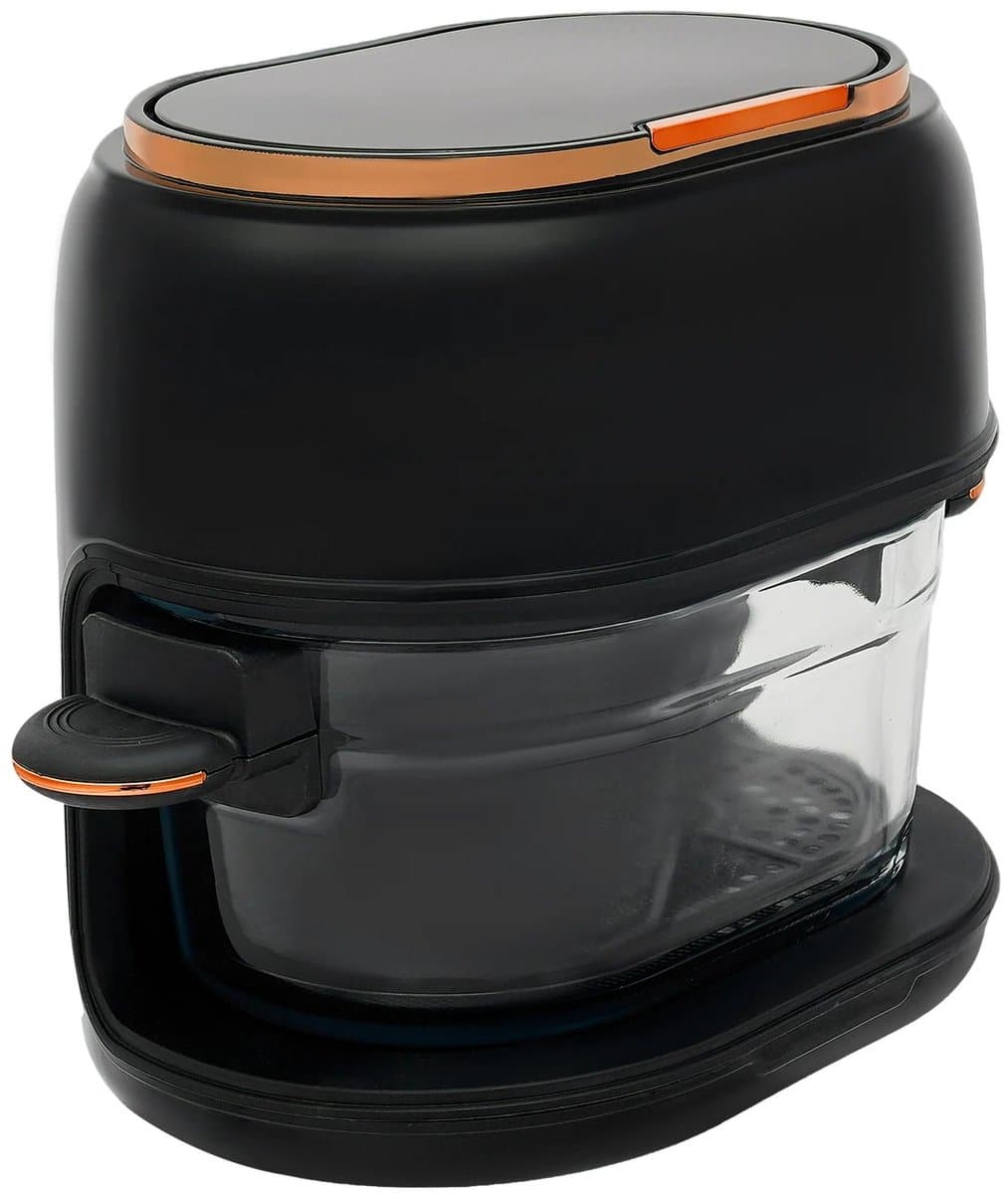 Sensova - Airfryer / Heteluchtfriteuse 4L met Touchscreen en Glazen Bakmand - 1350W Gezonde Heteluchtfriteuse met Zichtbaar Kookproces - Instelbare Temperatuur 60-190°C - Veilig en Ideaal voor Gezinnen — afbeelding 1