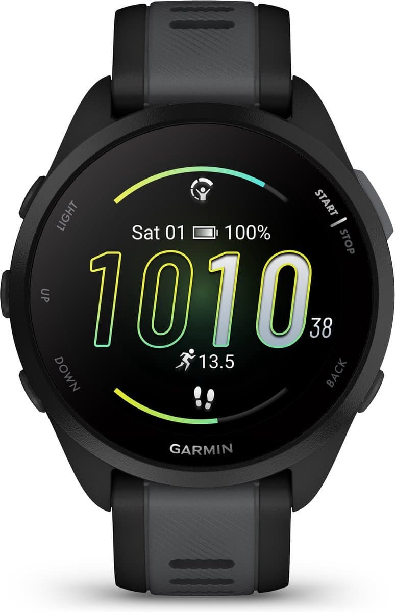Garmin Forerunner 165 - Global versie - Hardloophorloge - Black-Slate Grey — afbeelding 1