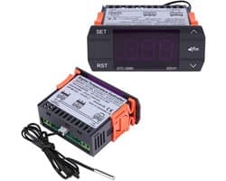 Digitale Temperatuurregelaar met Sondesensor - Nauwkeurig -55 tot 120 °C - 110-220V