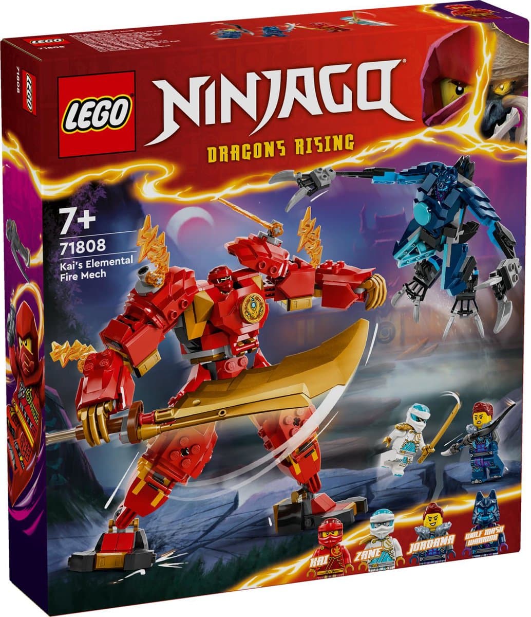LEGO Ninjago - Kai's elementaire vuurmecha Constructiespeelgoed — afbeelding 1