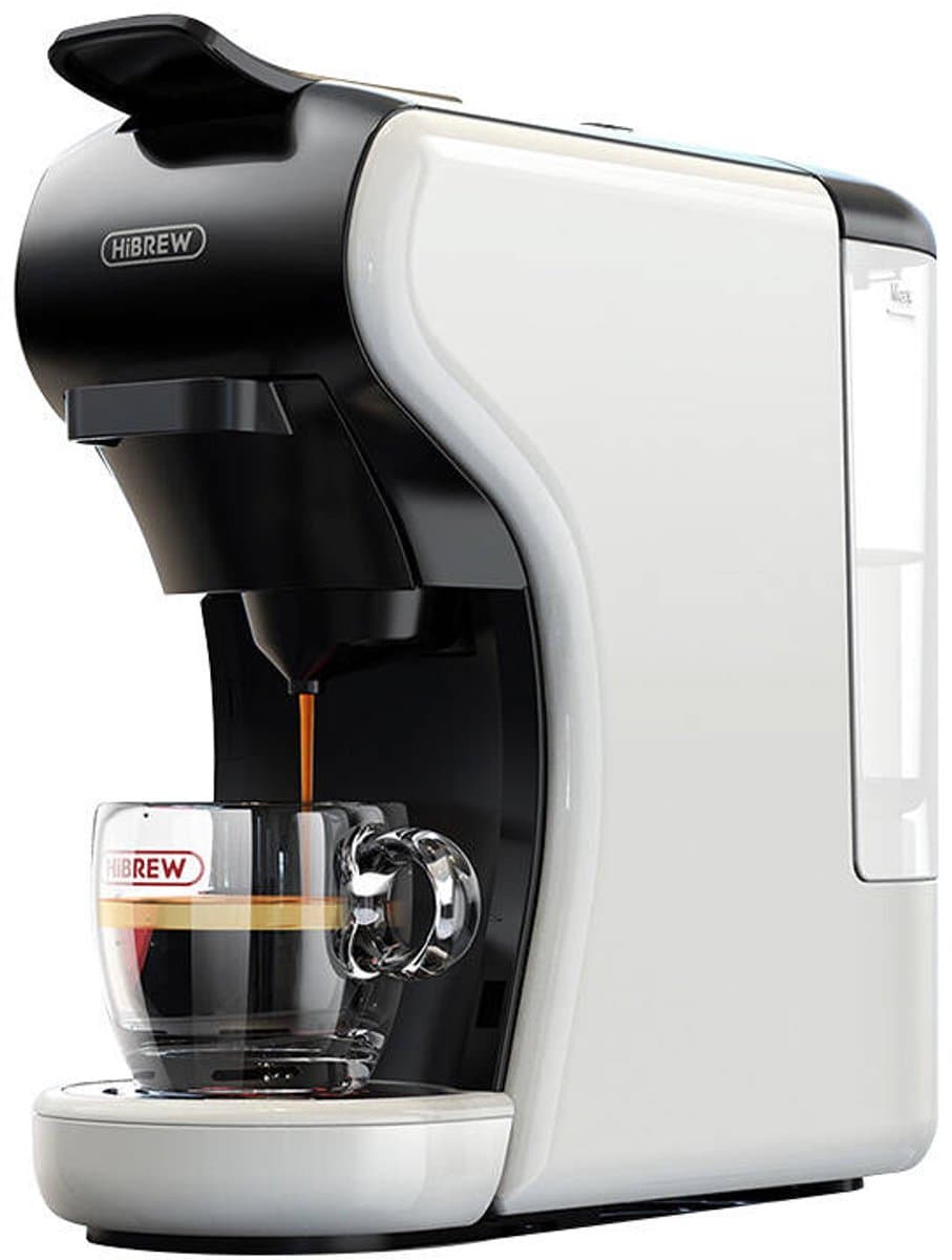 Hibrew 4-In-1 Koffiezetapparaat Voor Capsule Koffiezetapparaat H1A-Wit Koffiezetapparaat Wit — afbeelding 1