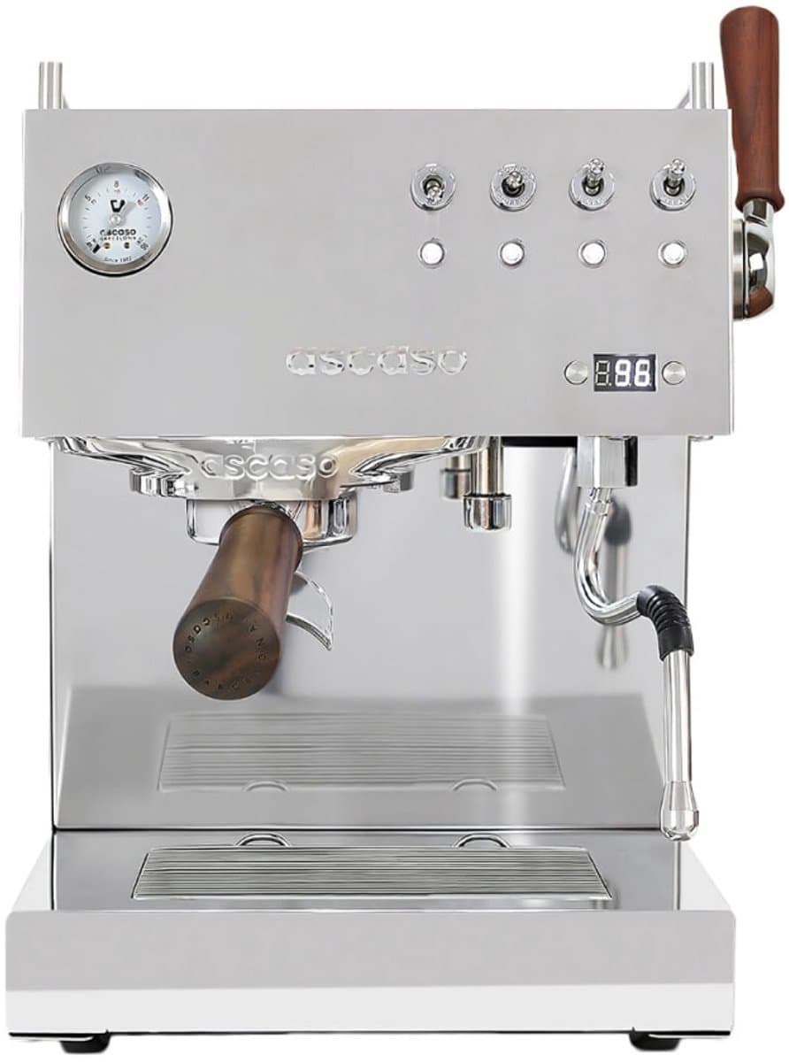 Ascaso Steel Duo Plus Espresso machine - Roestvrij staal/Hout — afbeelding 1