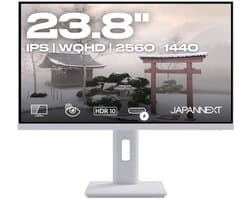 JAPANNEXT Monitor 23,8" IPS WQHD (2560x1140) | USB-C | Wit - JN-IPS238Q-HSPC6-W