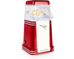 Popcornmachine Hetelucht - Gezonde Snackmaker - Snacks Maken - Olievrij Poppen - 19 Liter - Rood