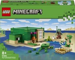 LEGO Minecraft Het schildpadstrandhuis Dieren Speelgoed voor Kinderen vanaf 8 jaar 21254