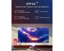 Beamer - Projector - Mini Projector - Full HD 1080P - 5G WiFi LED - 4K Video - 30W Speaker – Home Theater Bluetooth Projector
