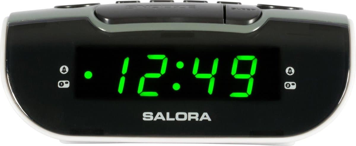 Salora CR612 - Wekkerradio - AM - FM - Dubbele wektijden — afbeelding 1