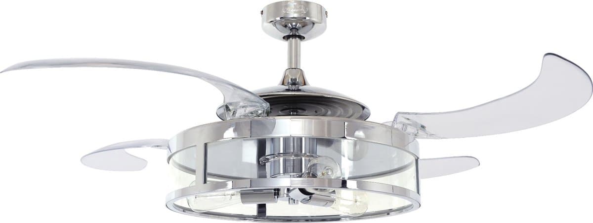LT-Luce Plafondventilator New Fanaway Classic Chroom — afbeelding 1