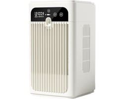 Mobiele Airco en Mini Luchtkoeler met 500ml Watertank - Kleine Aircooler met 2 Standen - Fluisterstille Tafelventilator met Waterverneveling voor Slaapkamer, Thuiskantoor en Camping - Wit