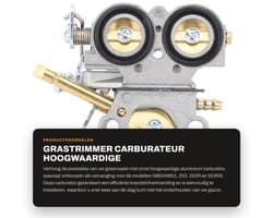 Dailygoods- Carburateur Vervanging - Aluminium - Carburateur Onderdelen - Hoogwaardige Maaimachine Accessoire - Verbeterde Brandstofefficiëntie - Eenvoudig te Installeren - Maaier