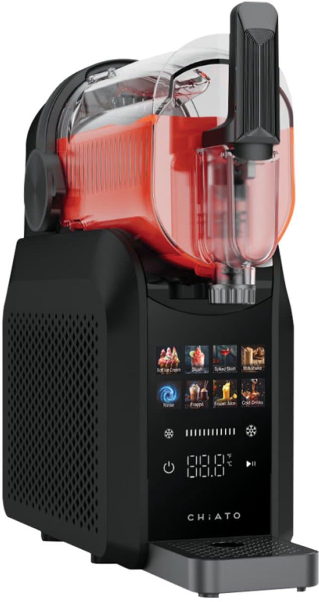 CHiATO slushiePLAY Softijs- en slushmachine – Zwart — afbeelding 1