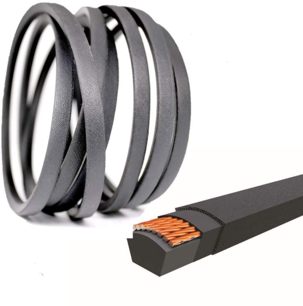 Vervangende riem voor grasmaaier - 5/8" x 195" — afbeelding 1