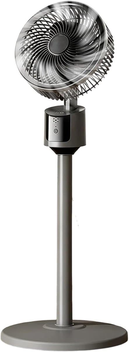 Ventilator - Staan ventilator - Lucht circulatie - Stille werking - 15.9D x 32.1B - Grijs — afbeelding 1