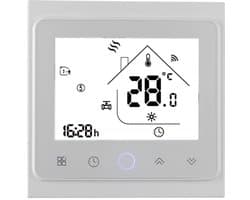 Slimme Thermostaat - Verwarming Regelaar - Comfort Verhoging - Wekelijks Programmeerbaar - 10 Gram - Wit