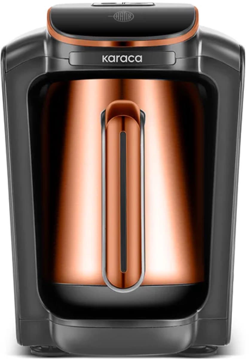 Karaca Hatır Neo Inox Turks Koffiezetapparaat – 735W – 300 ml – Elektrische Turkse Koffiemachine – RVS – Brons – 5 Kopjes — afbeelding 1