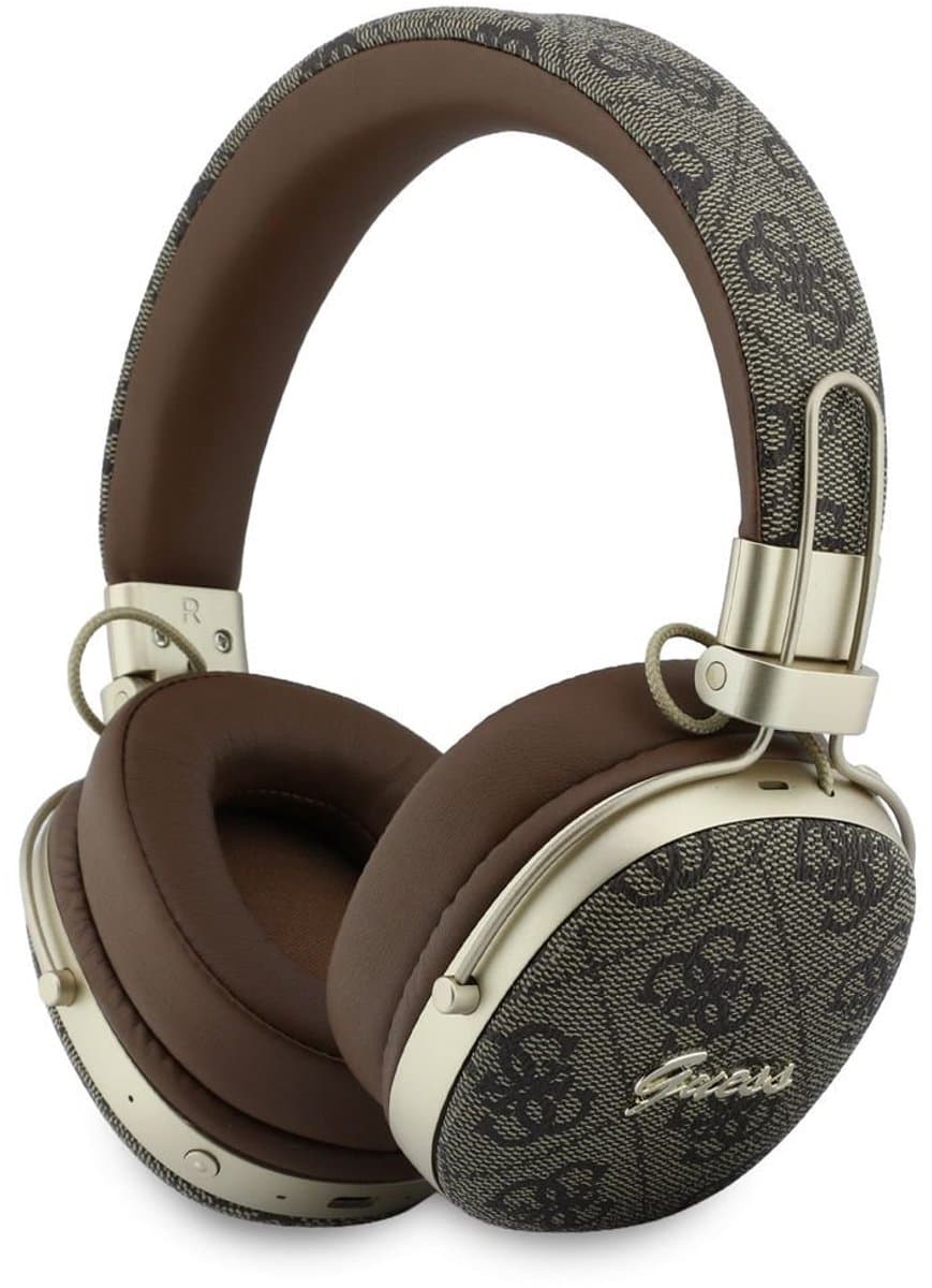 Guess draadloze koptelefoon - Bluetooth 5.4 - 26 uur - Bruin — afbeelding 1