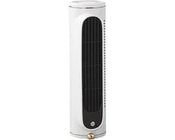 Bladloze Ventilator - Toren Ventilator - Ruimte Koelen - Fluisterstil Werking - 29 cm Hoog - Wit