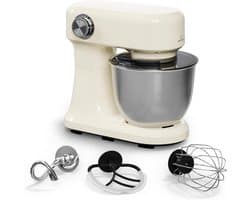 Stand Mixer - Keukenmixer Planetair - Bakken en Mixen - Dubbele Rotatie - 5 Liter - Room