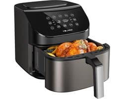 Airfryer 6.8 Liter - Heteluchtfriteuse Luchtfriteuse - Gezond Koken - 10-in-1 Functionaliteit - 6.8 Kwarts - Zwart