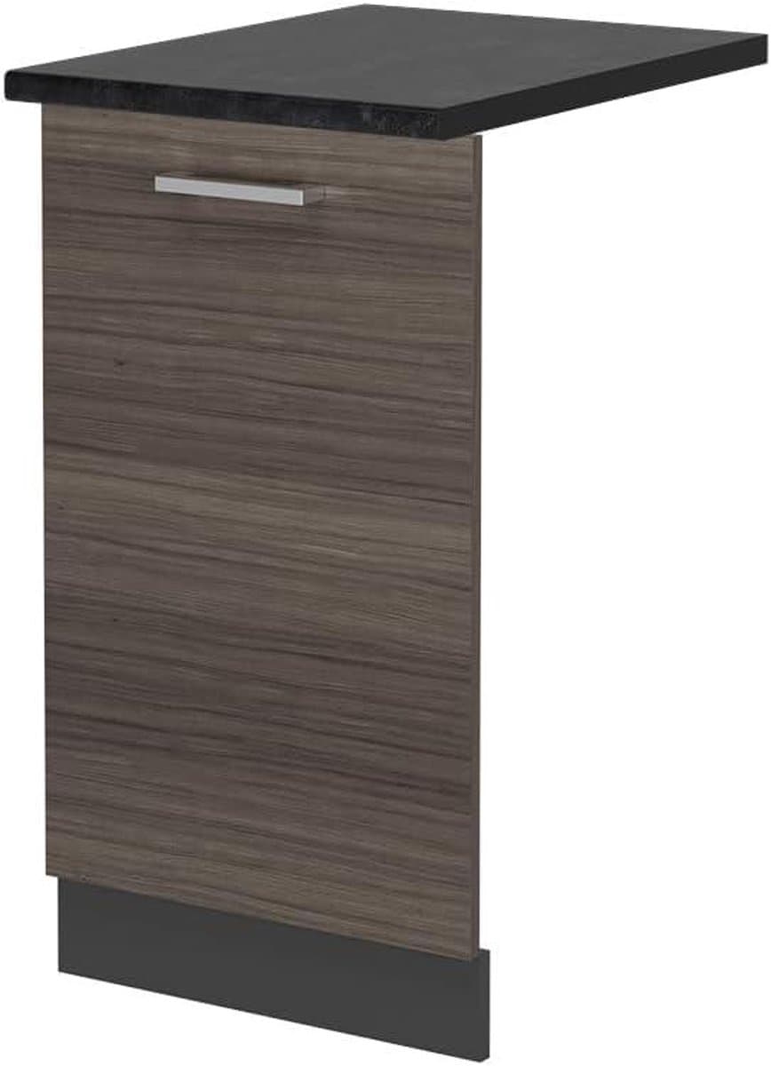 Vaatwasserpaneel - Frontpaneel Keuken - Keuken Opknappen - Speciaal voor R-Line - 45 cm breed - Antracietgrijs — afbeelding 1