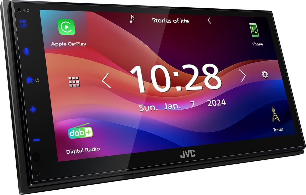 JVC KW-M595DBT Zwart — afbeelding 1