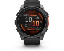 Garmin fenix 8 - 51mm - Multisport Smartwatch - AMOLED-Scherm - Donkergrijs/zwart