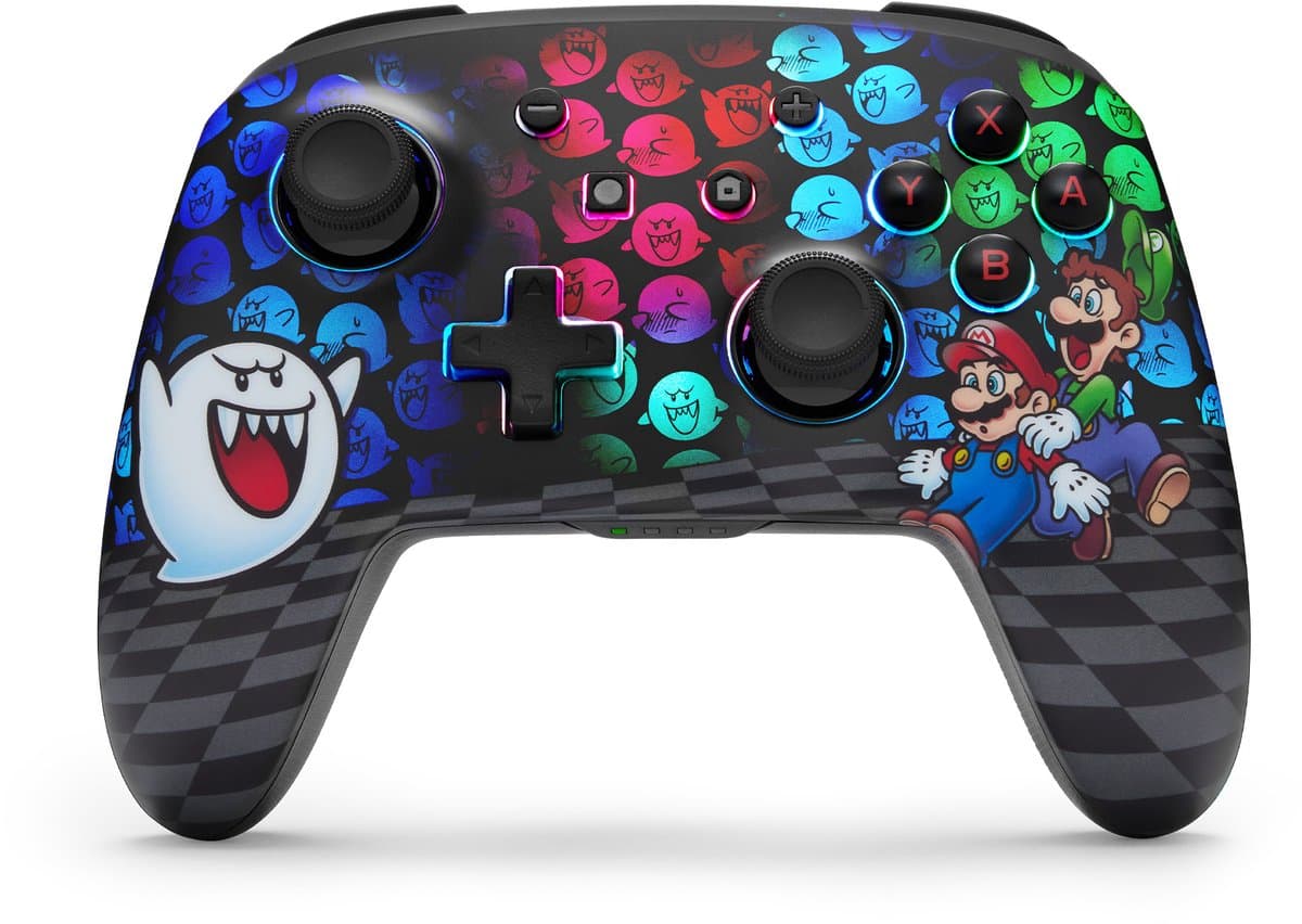 PowerA Enhanced Wireless Controller for Nintendo Switch with Lumectra - Mario Peek-A-Boo gamepad — afbeelding 1
