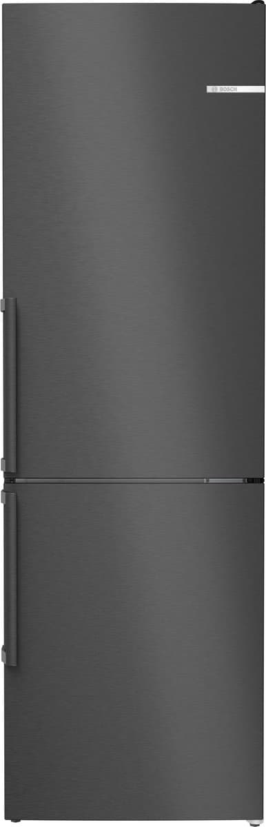 Bosch KGN36VXCT - Serie 4 - Vrijstaande koel-vriescombinatie - Zwart - Total No Frost; Nooit meer ontdooien - Zeer stil - VitaFresh - Energielabel C - VitaFresh XXL 0°C: houd etenswaren langer vers met extra ruime vershoudlades — afbeelding 1