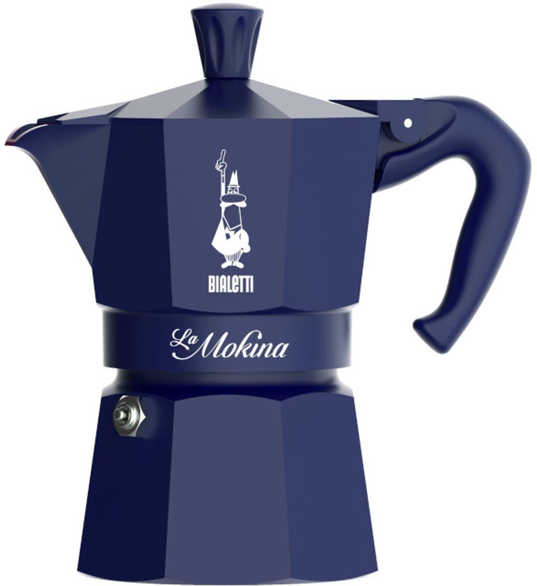 Bialetti 0005411 handmatig koffiezetapparaat Moka Express 40ml (1 kops) Blauw — afbeelding 1