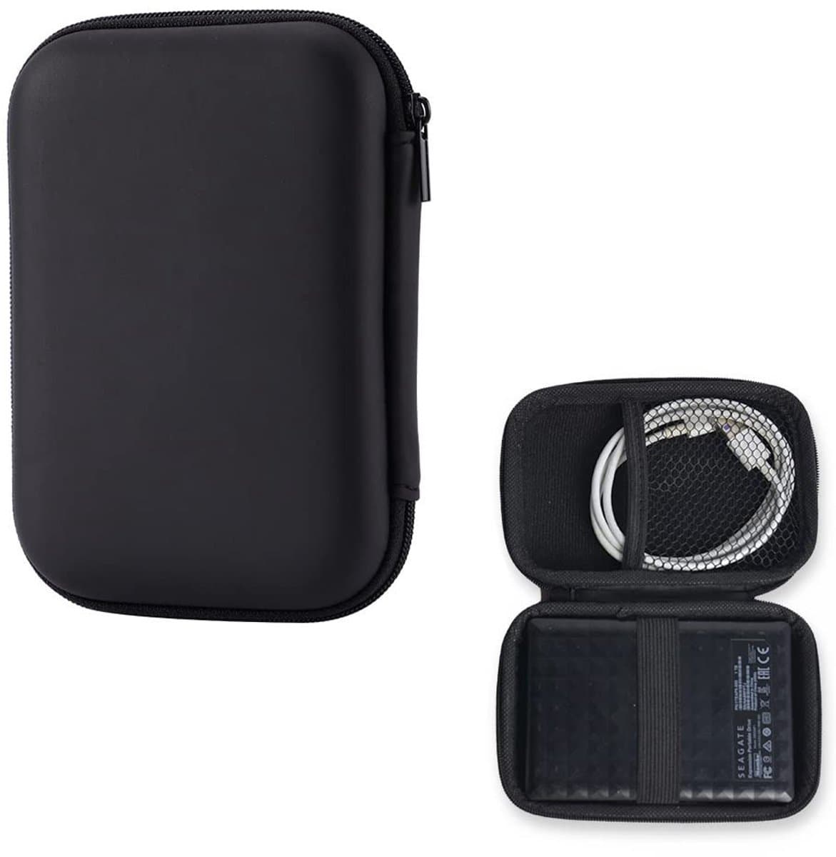 Schokbestendige draagtas voor 2,5 inch externe harde schijf en SSD — afbeelding 1