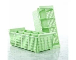 Bestekmanden Vaatwasser - Horeca Manden - Efficiënt Spoelen - Dubbelpak XXL - 2 stuks - Groen