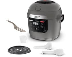 Multikoker Airfryer - Alles-in-één Keukenapparaat - Gezonde Maaltijden Bereiden - 12 Kookprogramma's - 6 Liter Capaciteit - Grijs