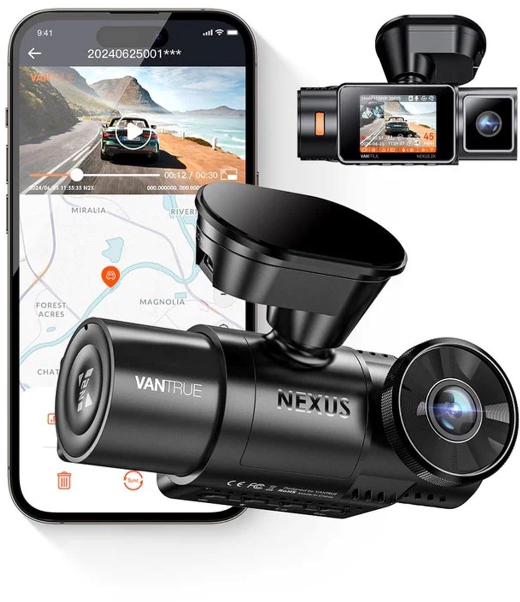 Vantrue N2X Serie - Dashcam - 2.7K Full HD - GPS - LTE — afbeelding 1