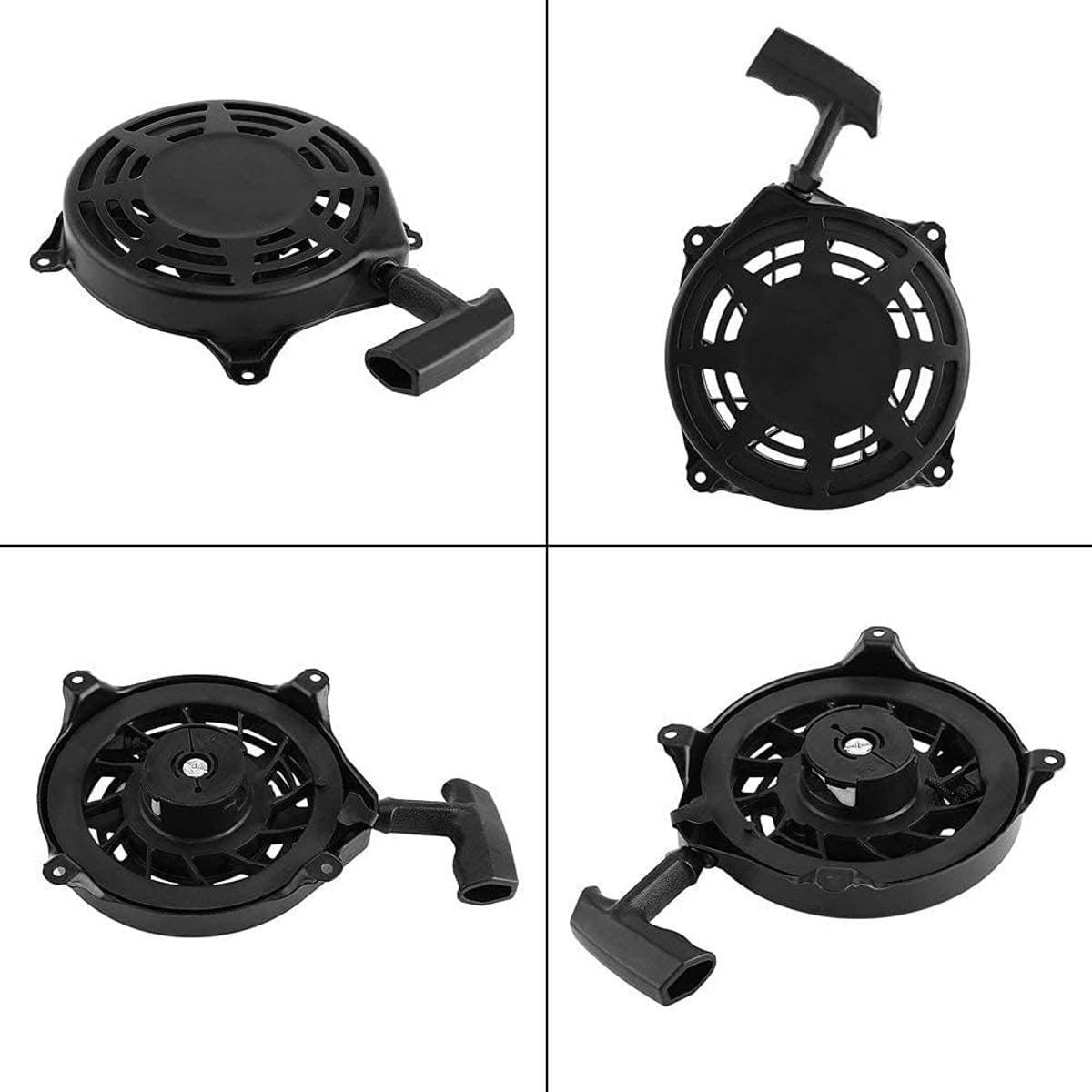 Grasmaaier Starter - Trekstarter Terugloopstarter - Motor Starten - Duurzaam Metaal ABS - 140x115x22mm - Zwart — afbeelding 1